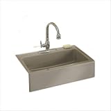 Kohler K-6546 Dickinson Apron Front Tile In Kitchen Sink