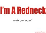 I'm A Redneck what's your excuse? T-Shirt (Various Colors Available)