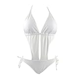 Plunge Monokini White