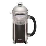 BonJour 12 Cup Maximus French Press, Brushed Stainless Steel