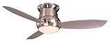 Minka Aire Ceiling Fan F574BNW Concept II Wet Fan - Brushed Nickel Outdoor Indoor Fans 52