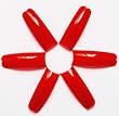 Red Color Tip 50pcs/bag Size 6