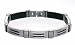 Rubber and Steel Men's Bracelet