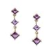 9ct Amethyst Drop Earrings