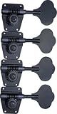 FULL SIZE 4 IN LINE BASS TUNERS BLACK