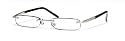 Cross Melville Collection Matte Silver Rimless Reading Glasses, 3.50