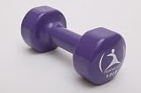 Vinyl Dumbbell 13 LB, Dark Purple, Single