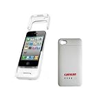 Camson Power Bank 1900 mAh External Rechargable Battery Pack and Sleev For iPhone 4 And 4S (White)