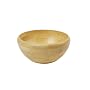 T&G Large Natural Bowl in Hevea Wood.250mm