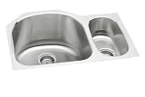 Elkay ELUH272010R Harmony Lustertone Undermount Sink, Stainless Steel