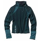 prAna Women's Lucia Sweater,Dark Teal,X-Small