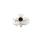 Image of Ortak Jewellery Thistle Collection Sterling Silver CB 033 Ladies Brooch