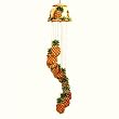Pineapple Wind Chime 30" Windchimes Tropical