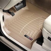 WeatherTech All Season Floor Liners for 2010 Lexus HS250H (Front Set and Rear Uni-Liner) Tan