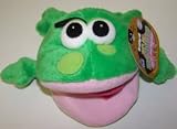 Vo-Toys Bite Me Big Mouth Frog with Sound Chip 7in Dog Toy
