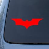 BATMAN BEGINS - Vinyl Decal Sticker #A1076 | Vinyl Color: Red
