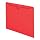 Smead Jacket, Letter, Straight, Flat, Red, 100 per Box (75509)