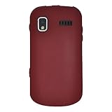Amzer Silicone Skin Jelly Case for Samsung Focus I917 - Maroon Red