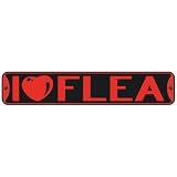 I LOVE FLEA STREET SIGN by topexpressions