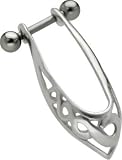 925 Sterling Silver INFINITY CELTIC Helix Shield Ear Piercing Dangle - Cartilage Piercing LEFT EAR