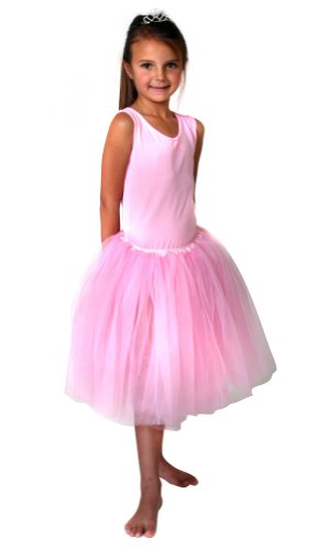 girls long pastel pink ballerina tutu  more detail click!