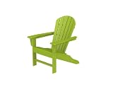 Recycled Venice Beach Outdoor Patio Adirondack Chair - Electric Lime Green