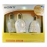 Sony NTM-910DUAL 900 MHz BabyCall Sound-Sensor Nursery Monitor with 2 Receivers (Baby Call)