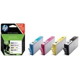 4 x Original Druckerpatronen HP 364XL für Hewlett Packard Photosmart Plus, Photosmart Premium B 109 A, Photosmart Premium B 109 N, Deskjet D 5445, Deskjet D 5460, Photosmart C 5324, Photosmart C 5370, Photosmart C 5373, Photosmart C 5380, Photosmart C 5383, Photosmart C 5388 Photosmart C 5390, Photosmart C 5393, Photosmart C 6300 series, Photosmart C 6324, Photosmart C 6350, Photosmart C 6380, Ph