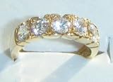 Image of Solid 18ct Gold Eternity Ring CZ