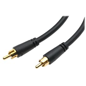 LEVITON Coaxial Cable With RCA Plugs by Leviton