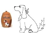 Gordon Setter Whine Treat Jar