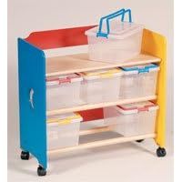 Kids Children's Moon and Star See, Store and Take-along Toy Storage by GuideCraft
