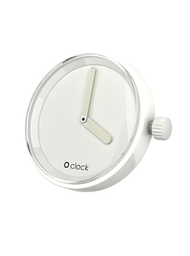 O Clock Unisex-Uhrengeh&auml;use  wei&szlig; OCF20