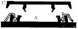 Screen Tight #BASE18 1-1/2x8 Black Scr Base