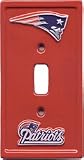 New England Patriots Ceramic Switch Plate Cover