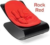coco plexistyle baby lounger - Black Frame - Rock Red