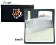 Cincinnati Bengals Embroidered Leather Checkbook Cover - Football Sports Merchandise