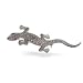 Eve's Addiction Sterling Silver Diamond Cubic Zirconia Lizard Pin