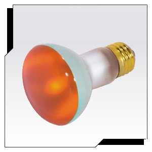 50R20/A 50 Watt Amber Light Bulb