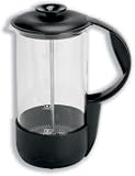 Emsa Neo Cafetiere Glass Heat-resistant and Stainless Steel 8 Cup Black Trim Ref 1225089700