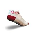 SockGuy Channel Air 1in Peace Love Wine Cycling/Running Socks