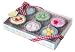 Kitchen & Housewares : Set of SIX Scented Multi-Coloured Fairy Cake Candles in Gift Box