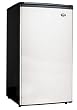 Sanyo SR-3770S Counter-High Refrigerator, Black and Stainless-Steel
