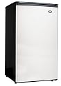 Sanyo SR-3770S Counter-High Refrigerator, Black and Stainless-Steel