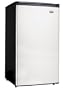 Sanyo SR-3770S Counter-High Refrigerator, Black and Stainless-Steel