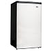 Sanyo SR-3770S Counter-High Refrigerator, Black and Stainless-Steel