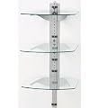 OmniMount TRIAP Adjustable 3 Shelf Wall System w/ Cable Management