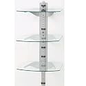 OmniMount TRIAP Adjustable 3 Shelf Wall System w/ Cable Management