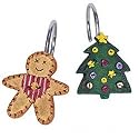 Gingerbread House Shower Curtain Rings - Set of 12 Hooks
