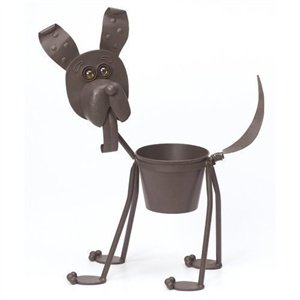 Metal Planter - Scout the Dog Planter - Great Mother's Day Gift!